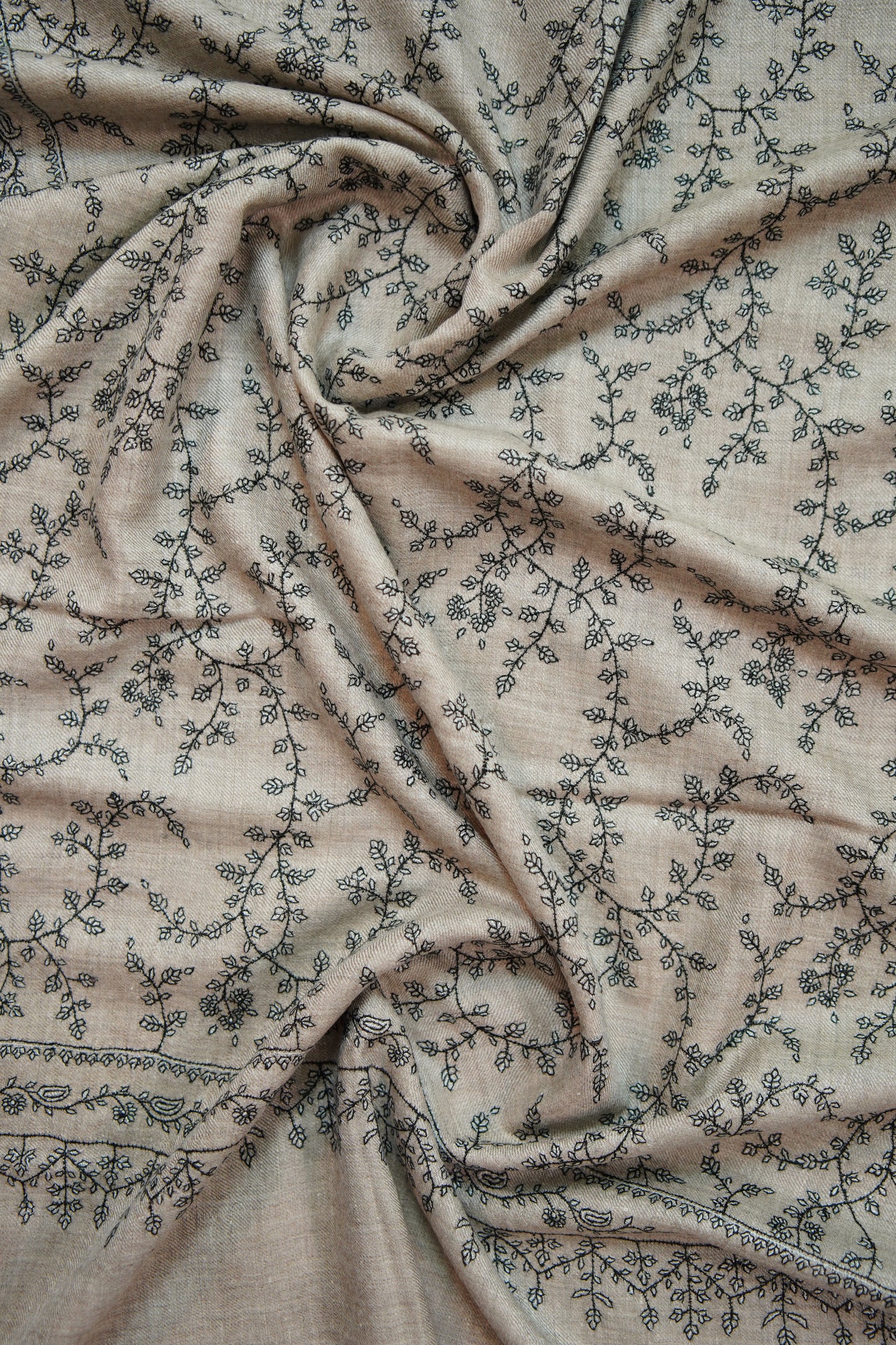 natural GI jaali embroidery pashmina stole 0007