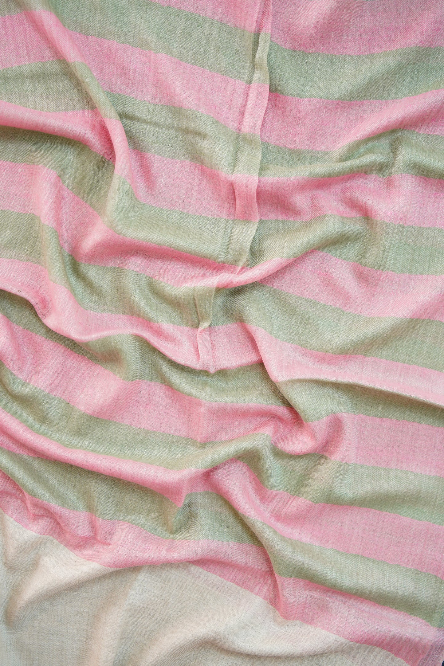 multi-coloured striped pashmina stole 0050