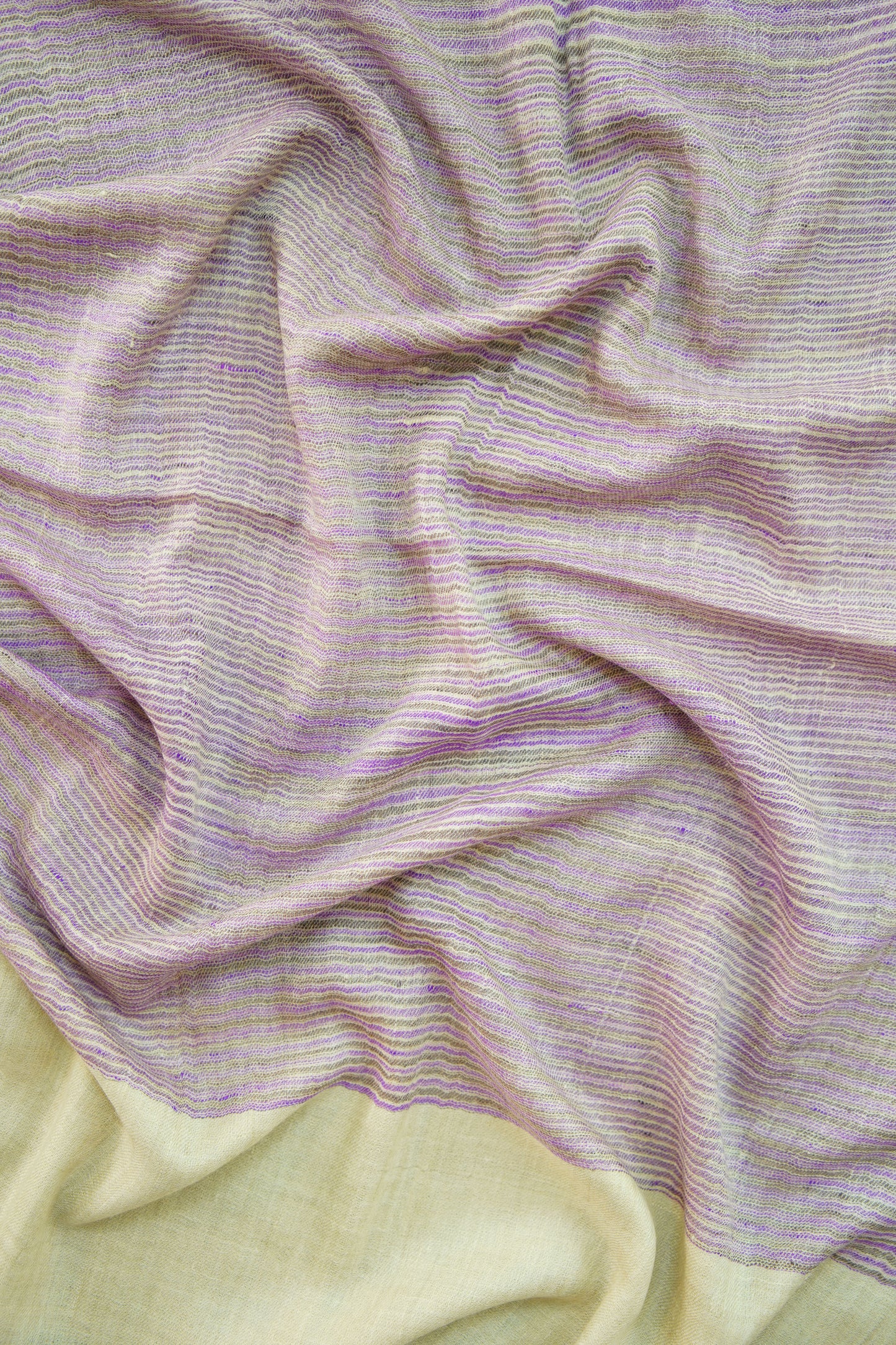 multi-coloured striped pashmina stole 0055