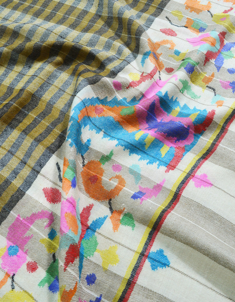 Multicoloured Kani Pashmina Shawl 6721