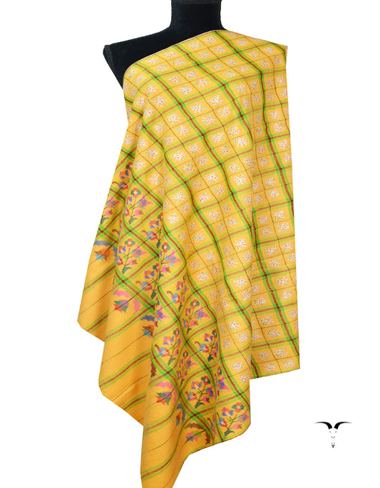 saffron kani pashmina shawl 8047