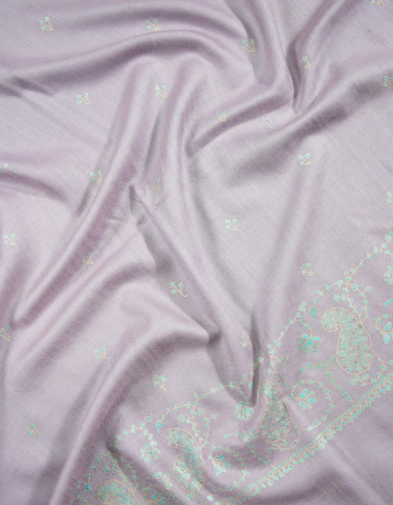 thistle butis embroidery pashmina stole 8996