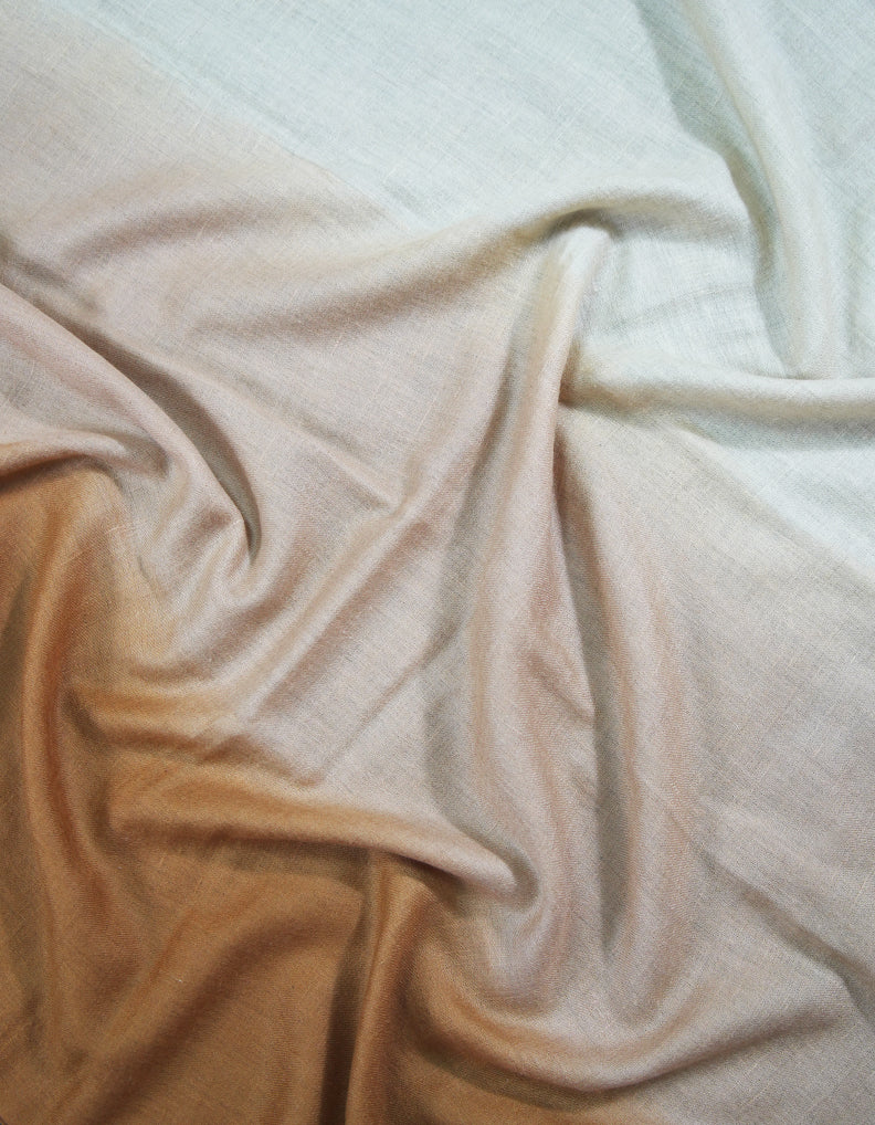 ombre pure pashmina stole 9166