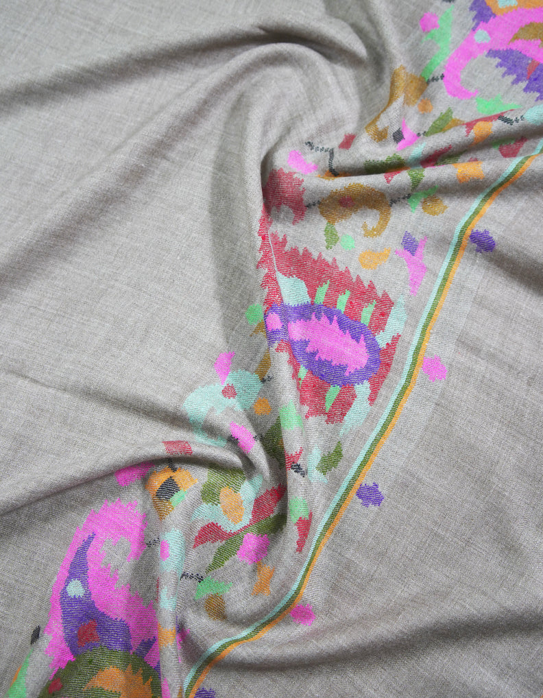 natural kani palla shawl 9241