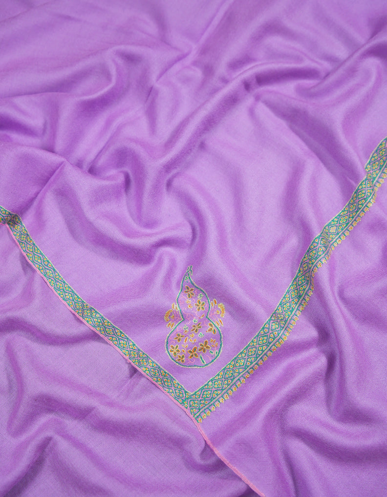 floral GI embroidery pashmina shawl 9422