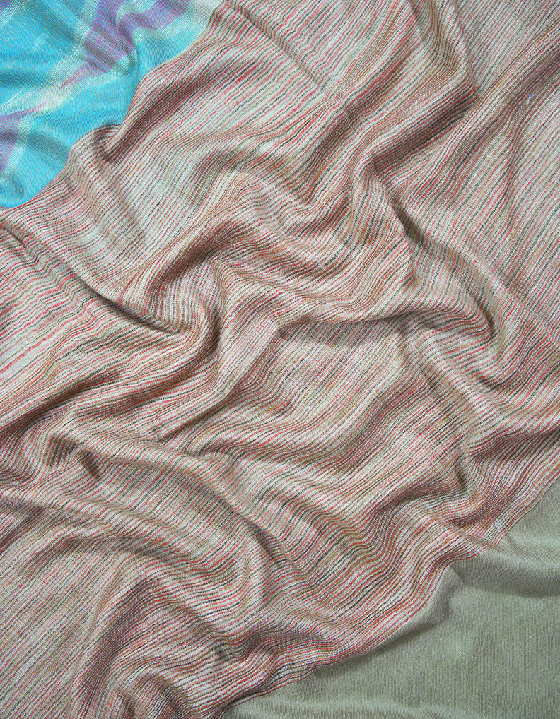 multi-colored ekat shawl 9456