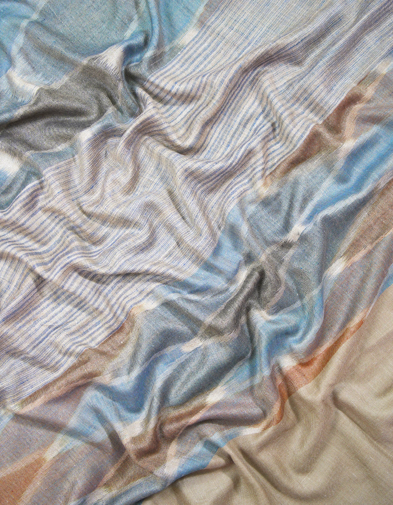 multi-colored ekat shawl 9462