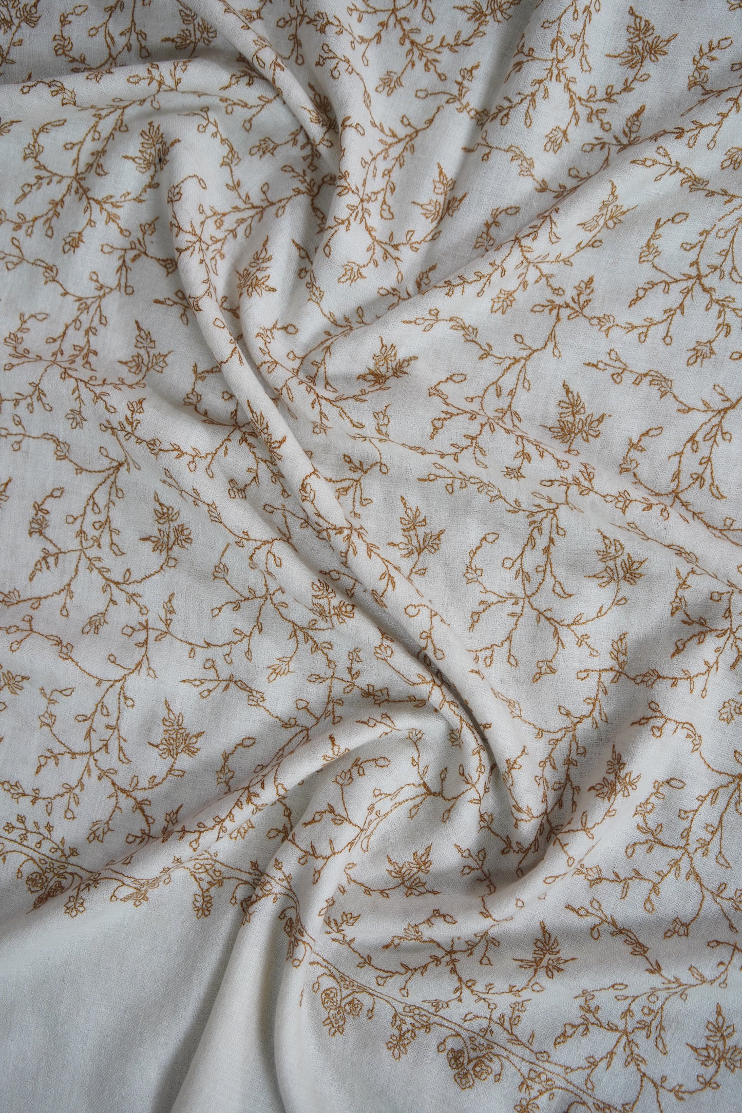 off-white GI jaali embroidery pashmina stole 9549