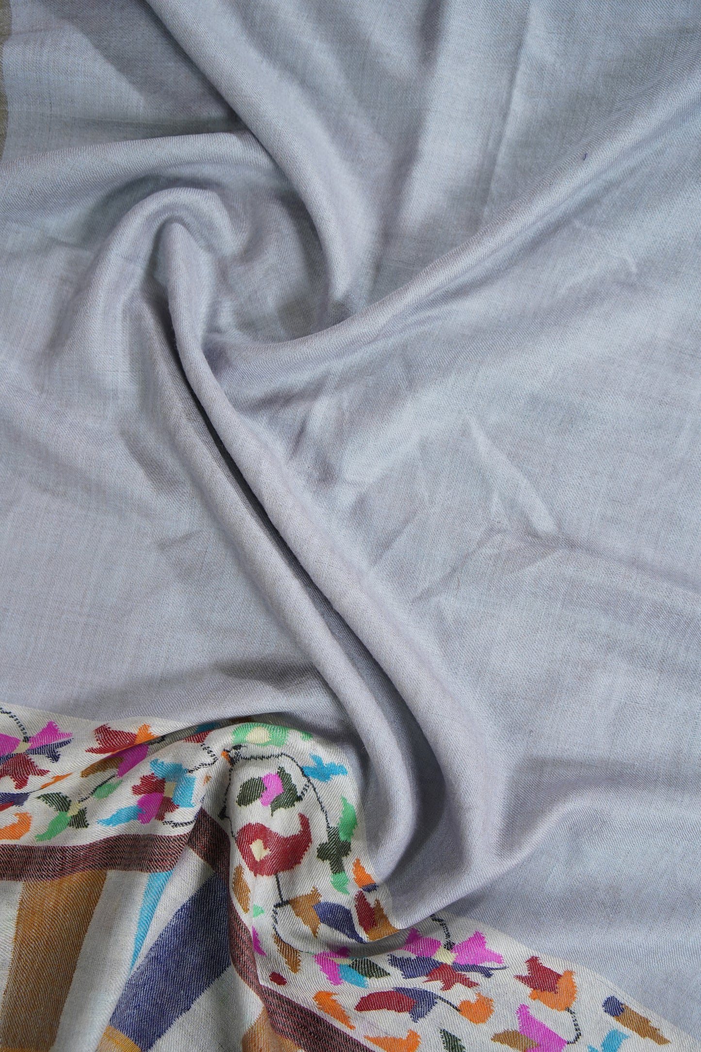 ice blue GI kani palla stole 9592