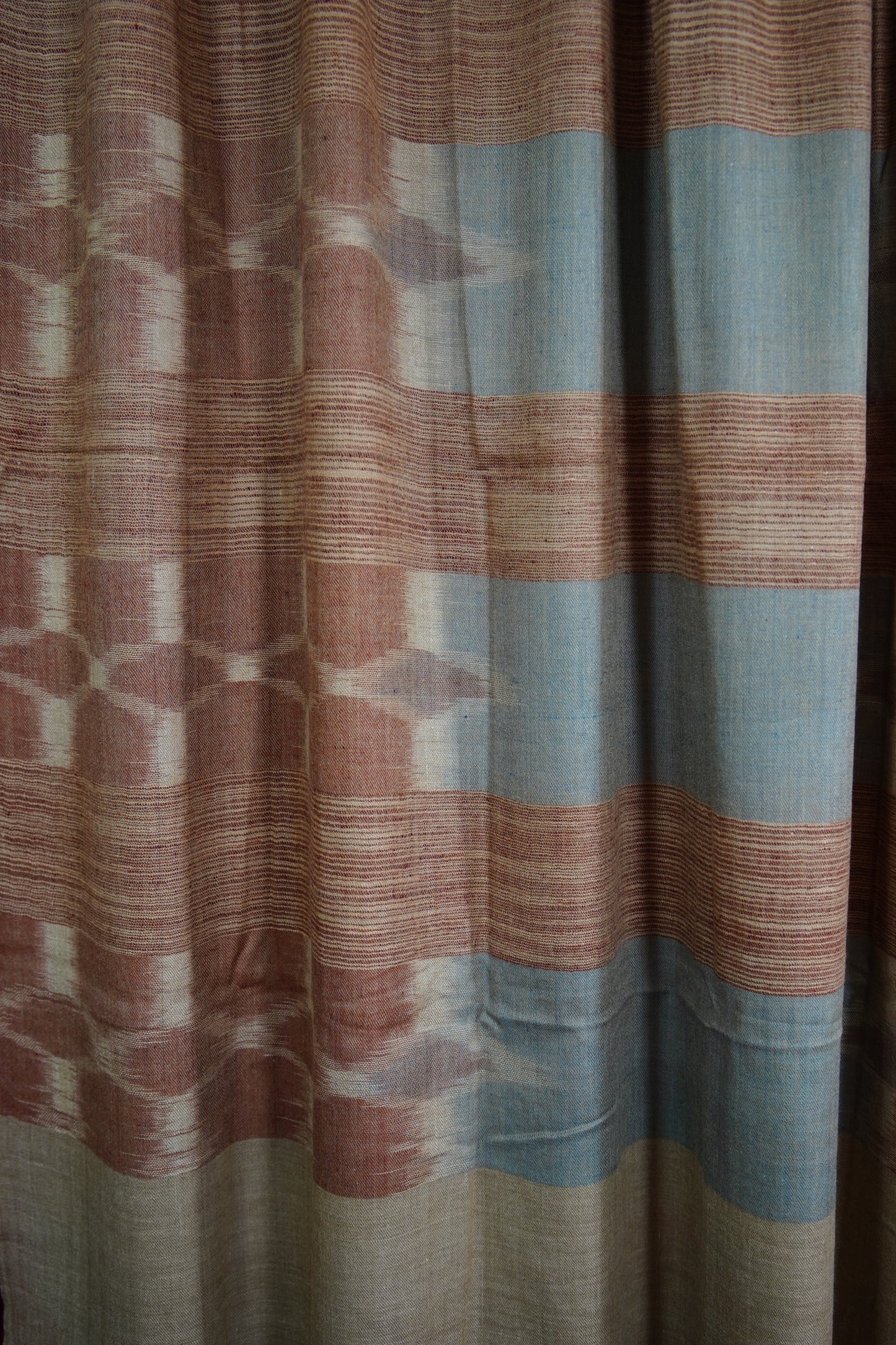 natural and brown XL ekat pashmina shawl 9594