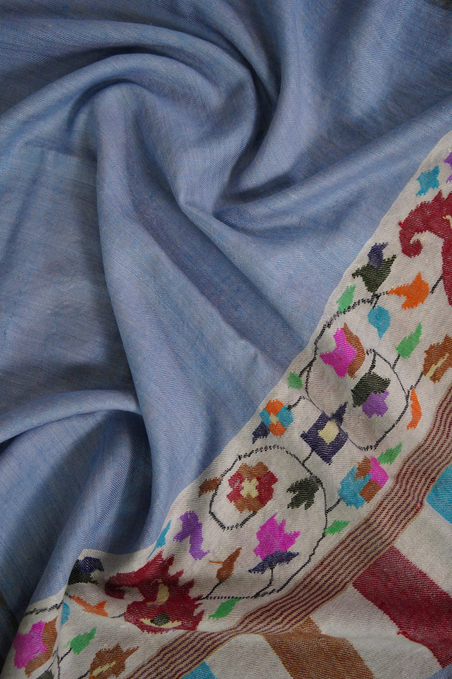 blue GI kani palla stole 9602