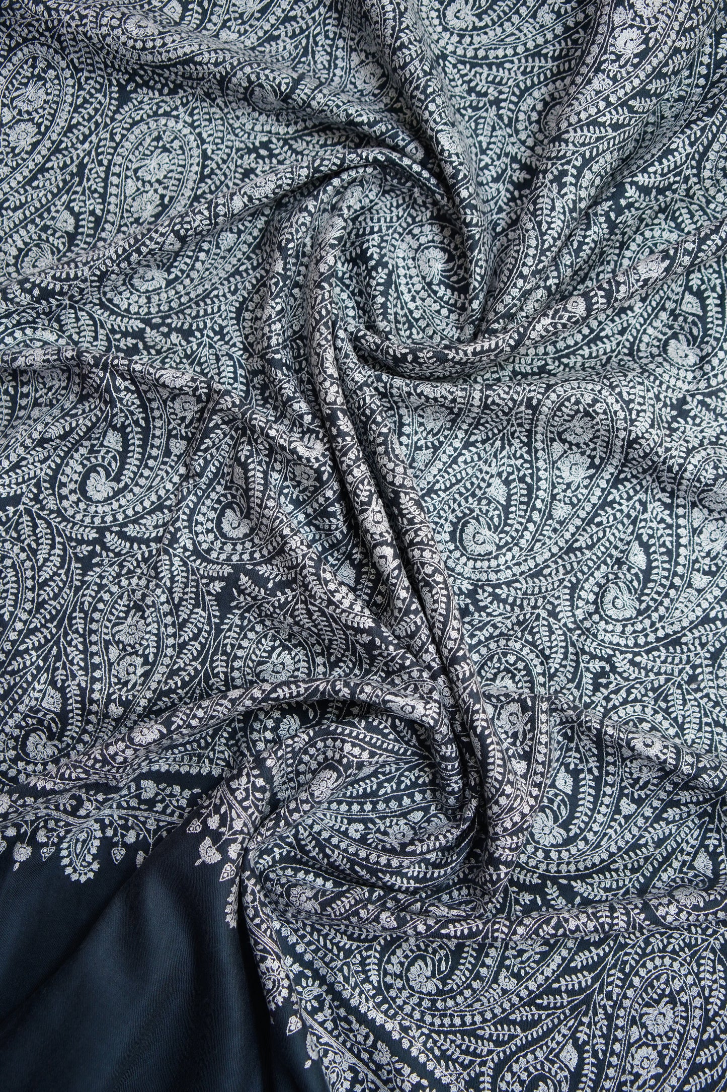 anchor gray GI jamma embroidery pashmina shawl 9659