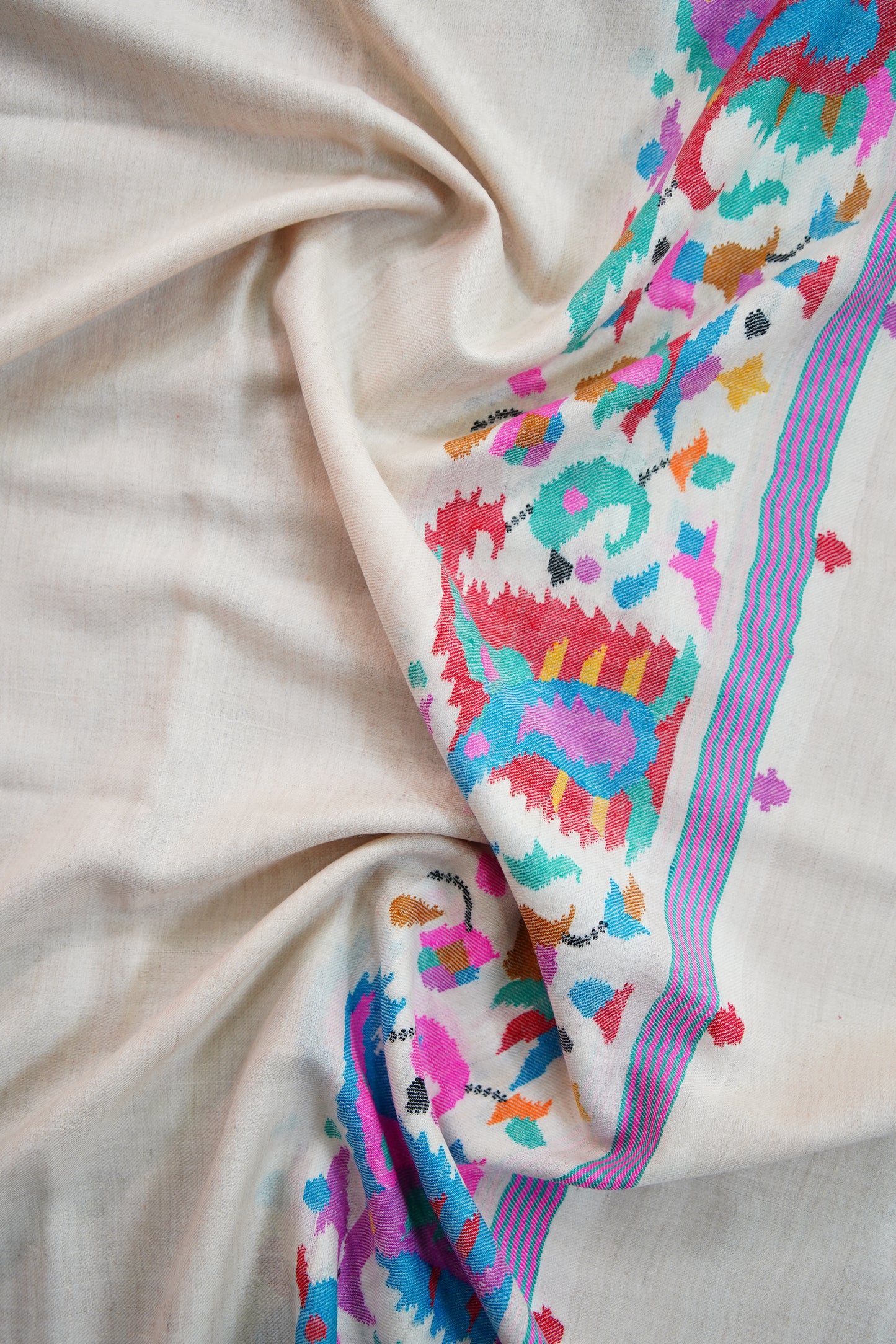 snow white kani palla shawl 9762