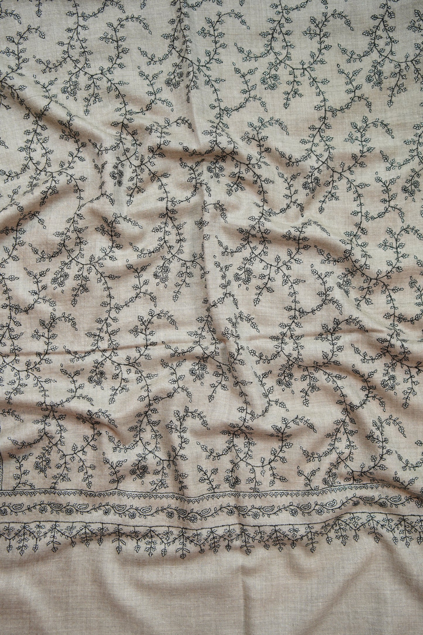 natural GI jaali embroidery pashmina stole 0007