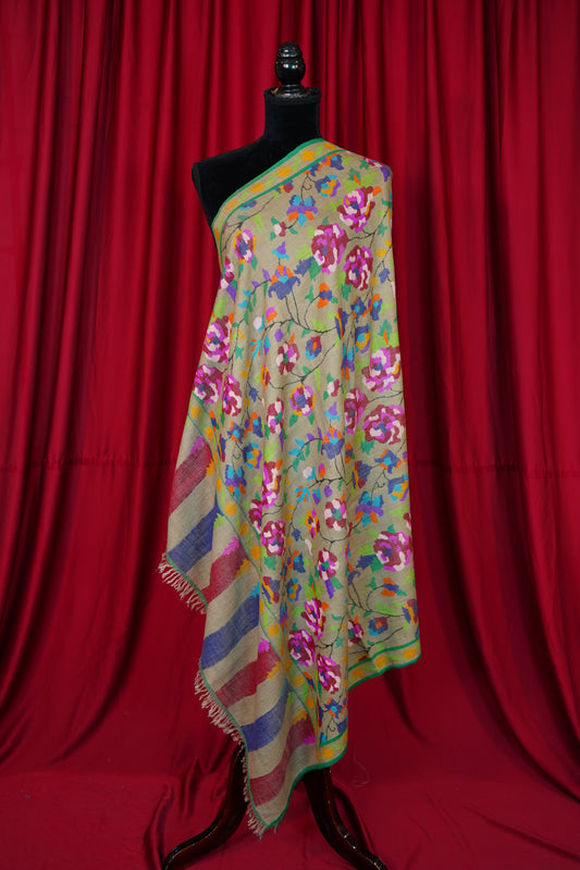 natural GI kani jamma pashmina shawl 0008