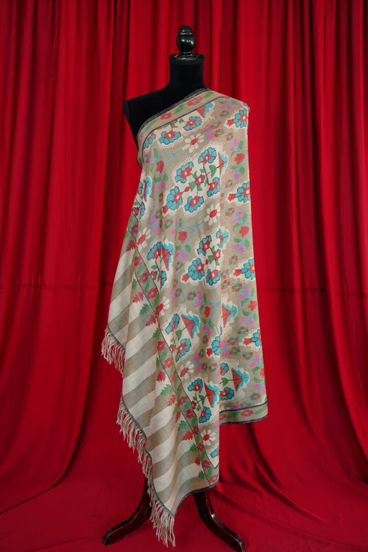 natural GI kani jamma pashmina shawl 0013