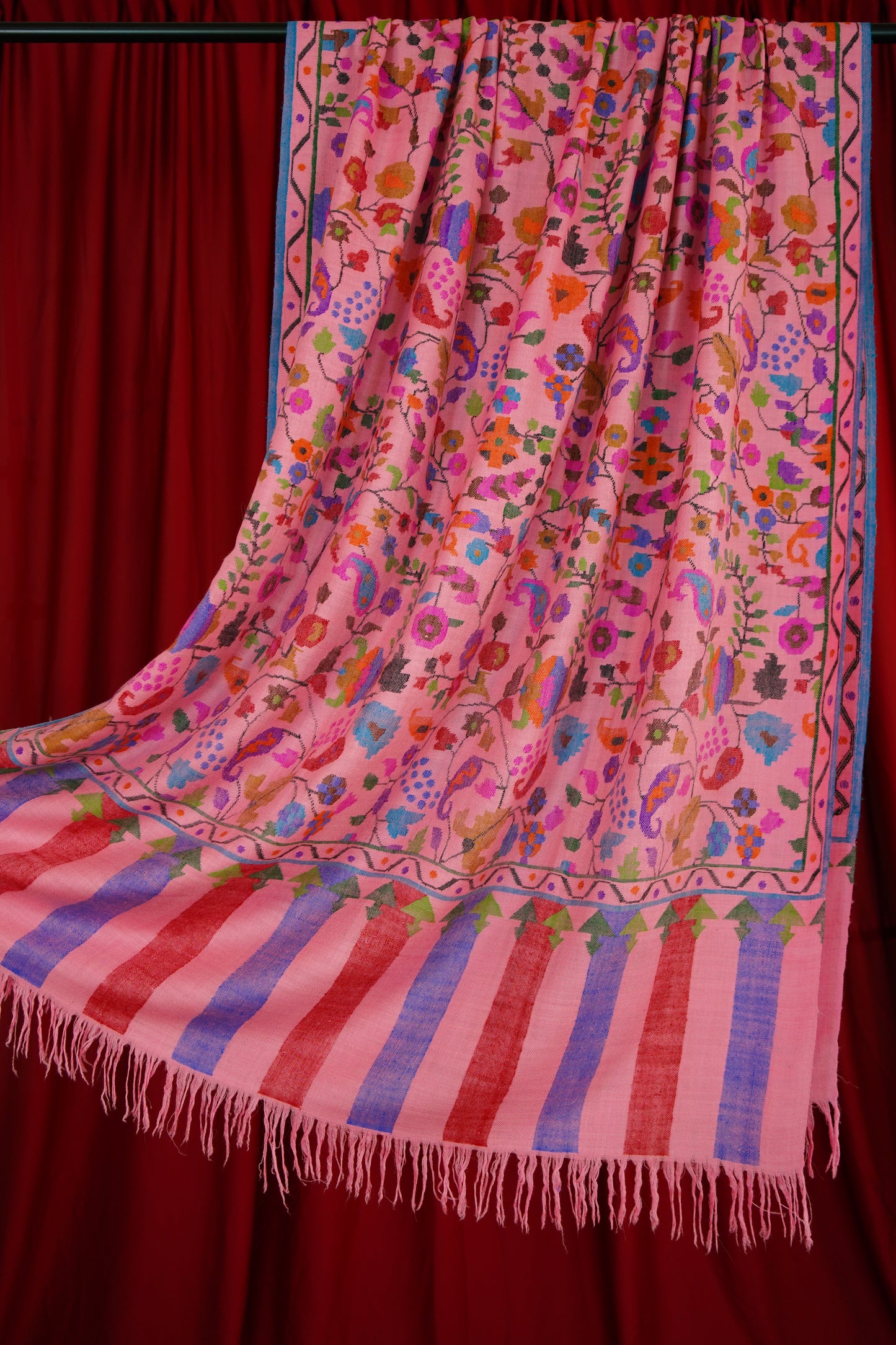 pink GI kani jamma pashmina shawl 0024