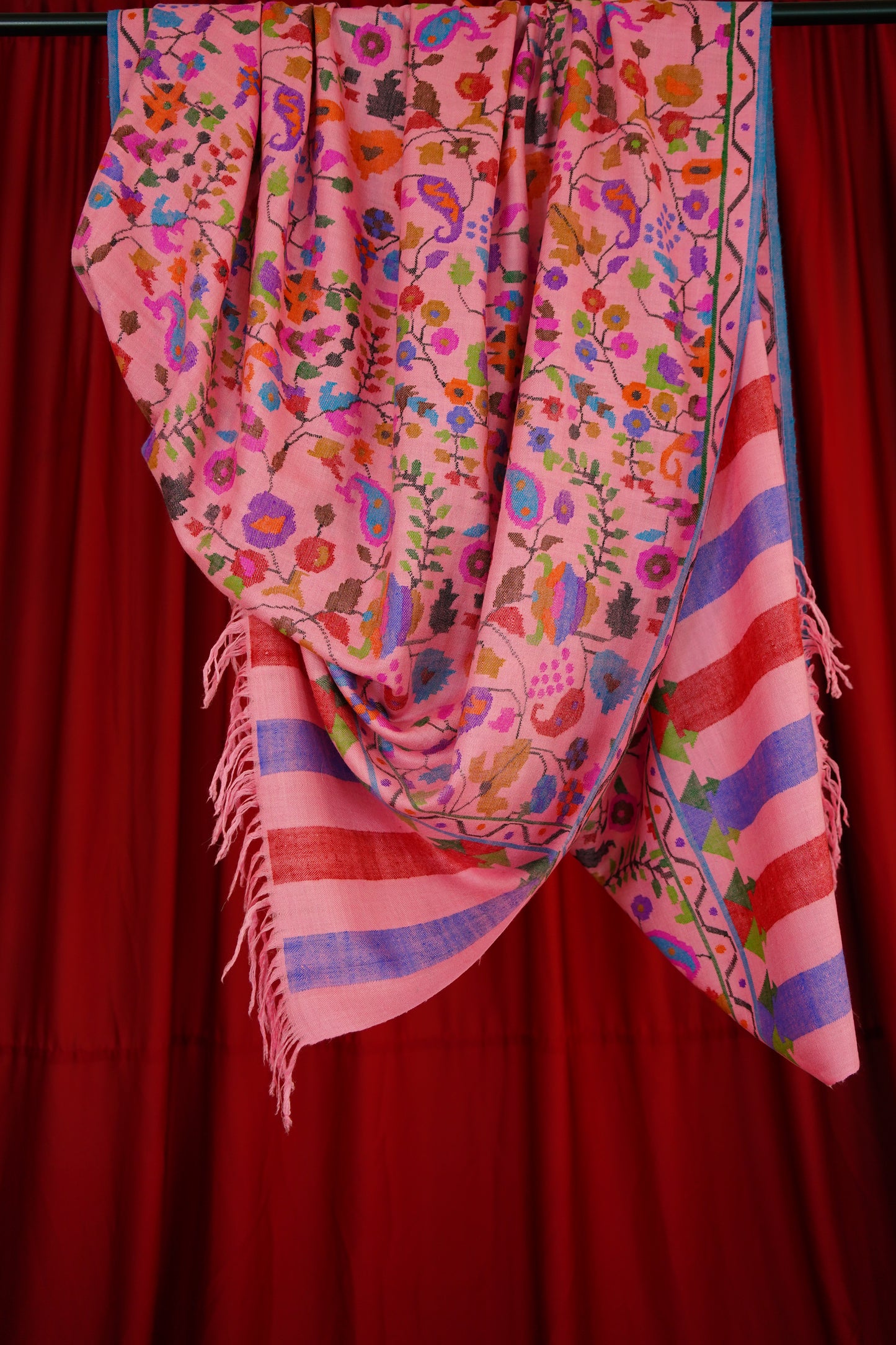 pink GI kani jamma pashmina shawl 0024
