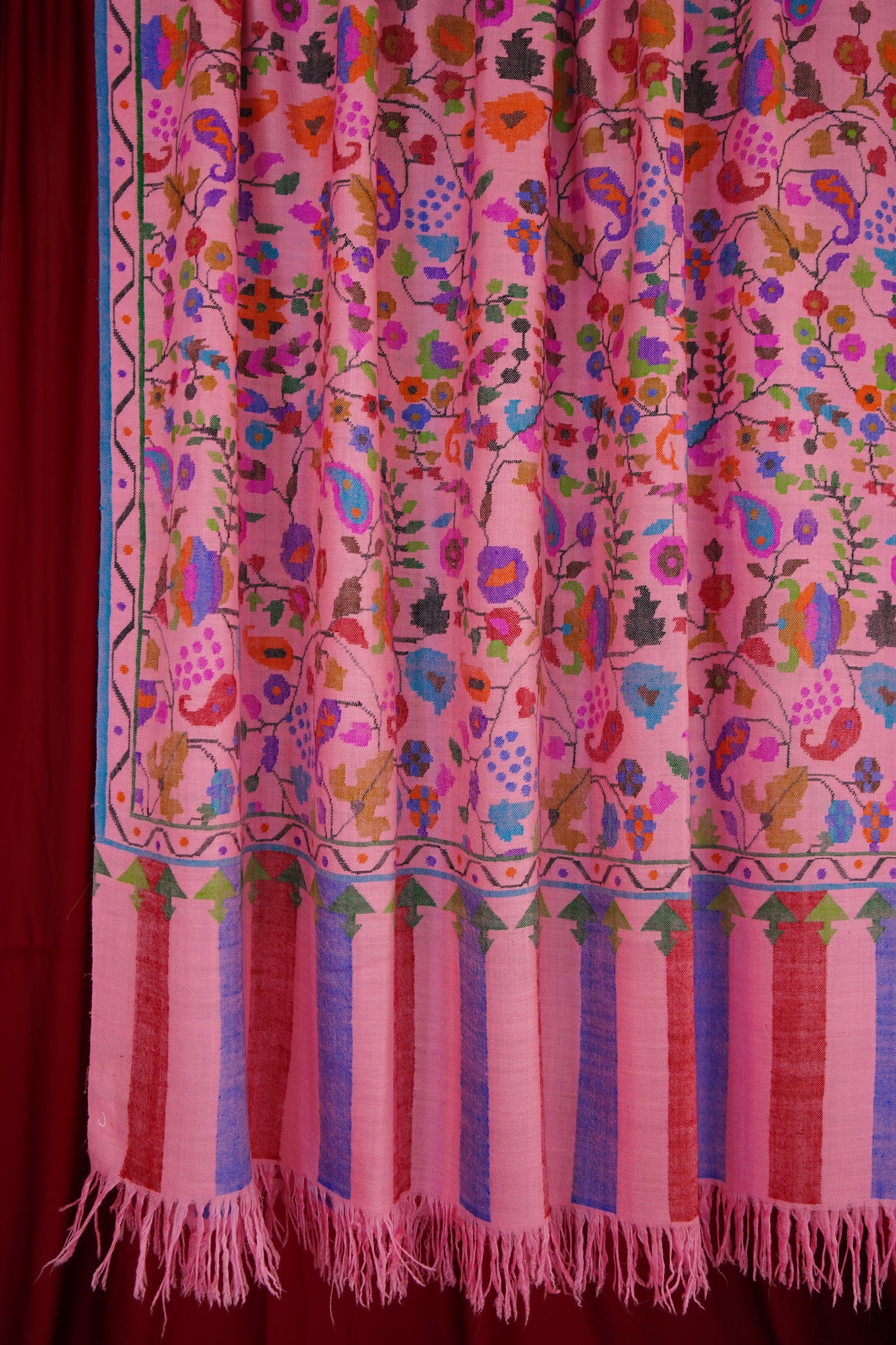 pink GI kani jamma pashmina shawl 0024