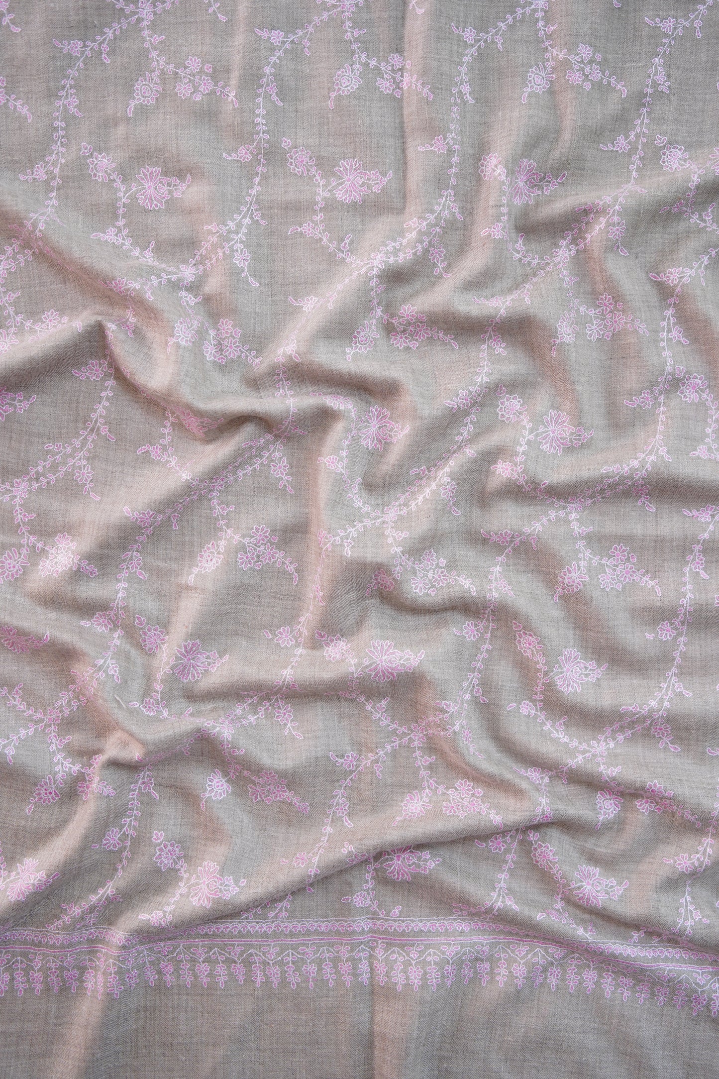 natural GI jaali embroidery pashmina stole 0037