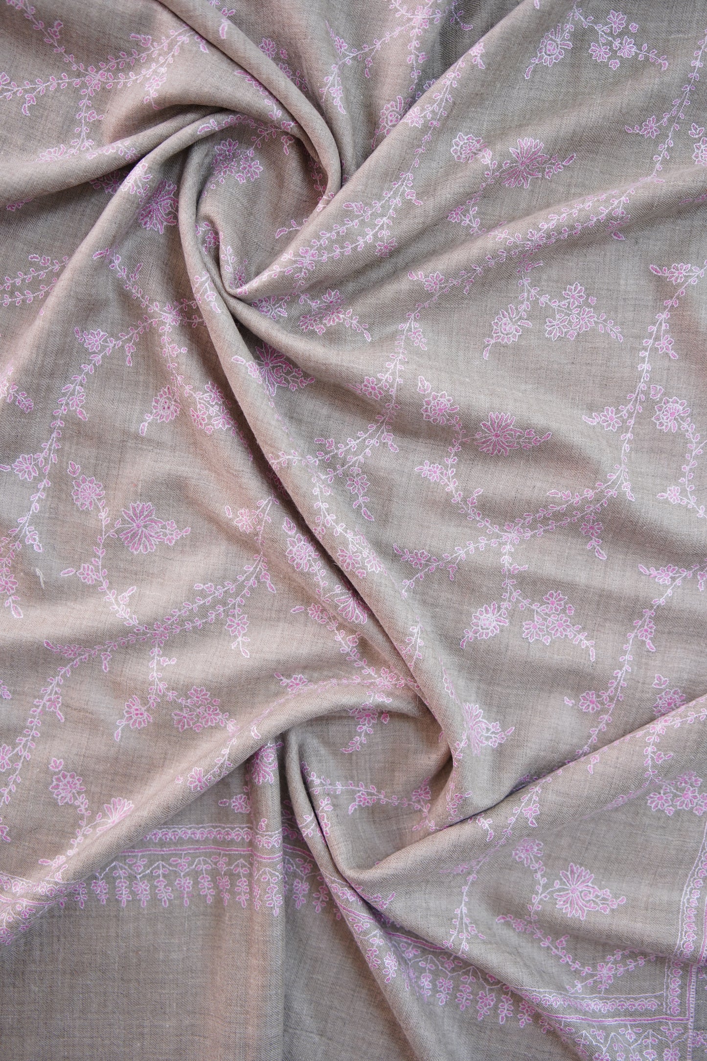 natural GI jaali embroidery pashmina stole 0037
