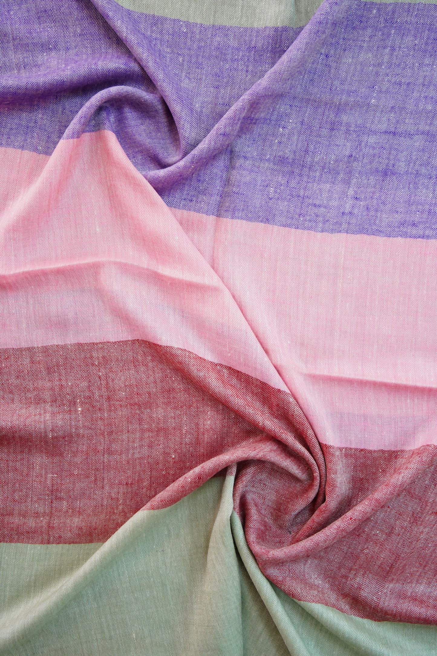 multi-coloured striped pattern pashmina stole 0049