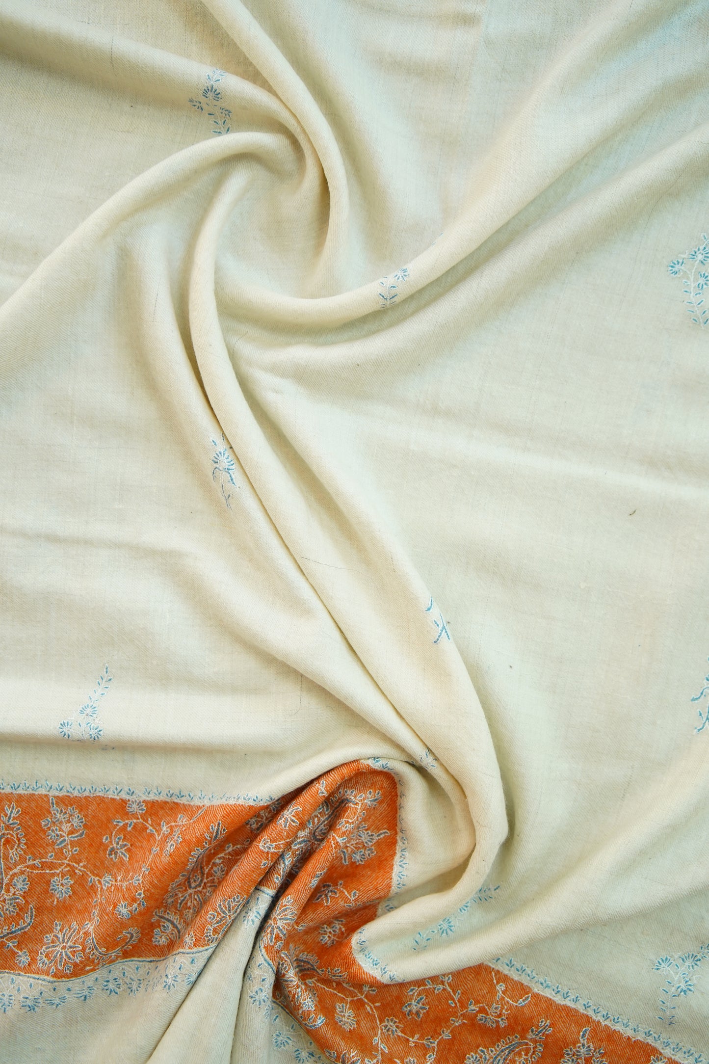 snow white GI butis embroidery pashmina stole 0098
