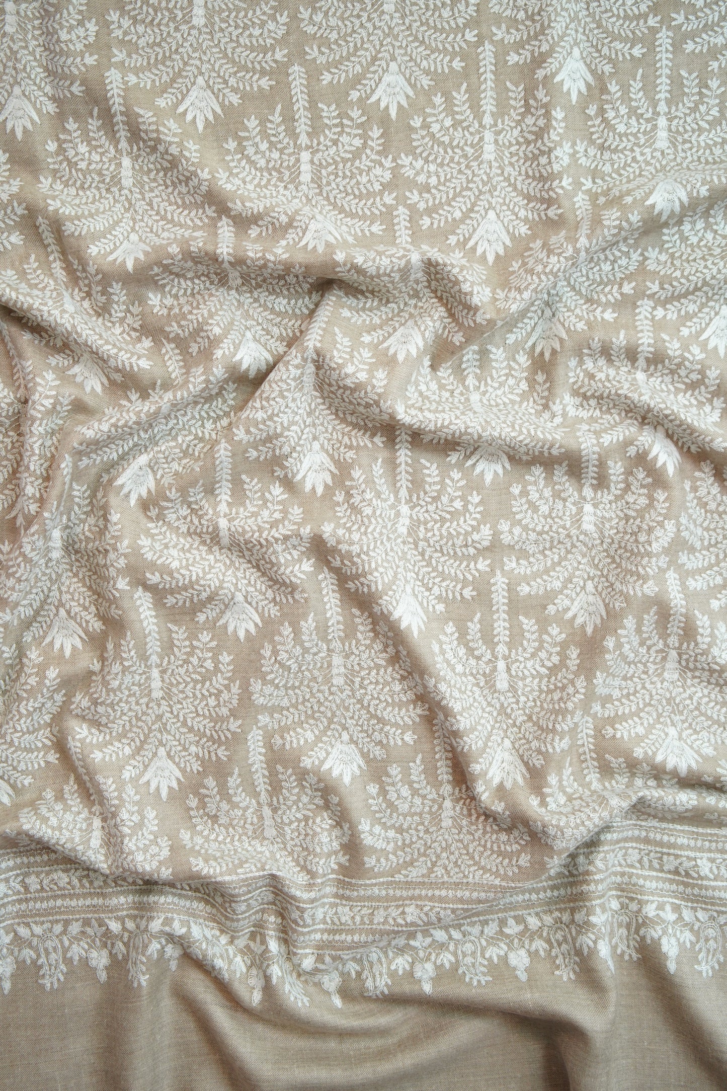 natural GI embroidery pashmina shawl 0103