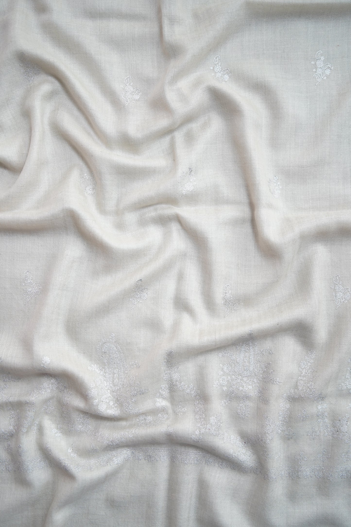 off-white GI embroidery pashmina stole 0108