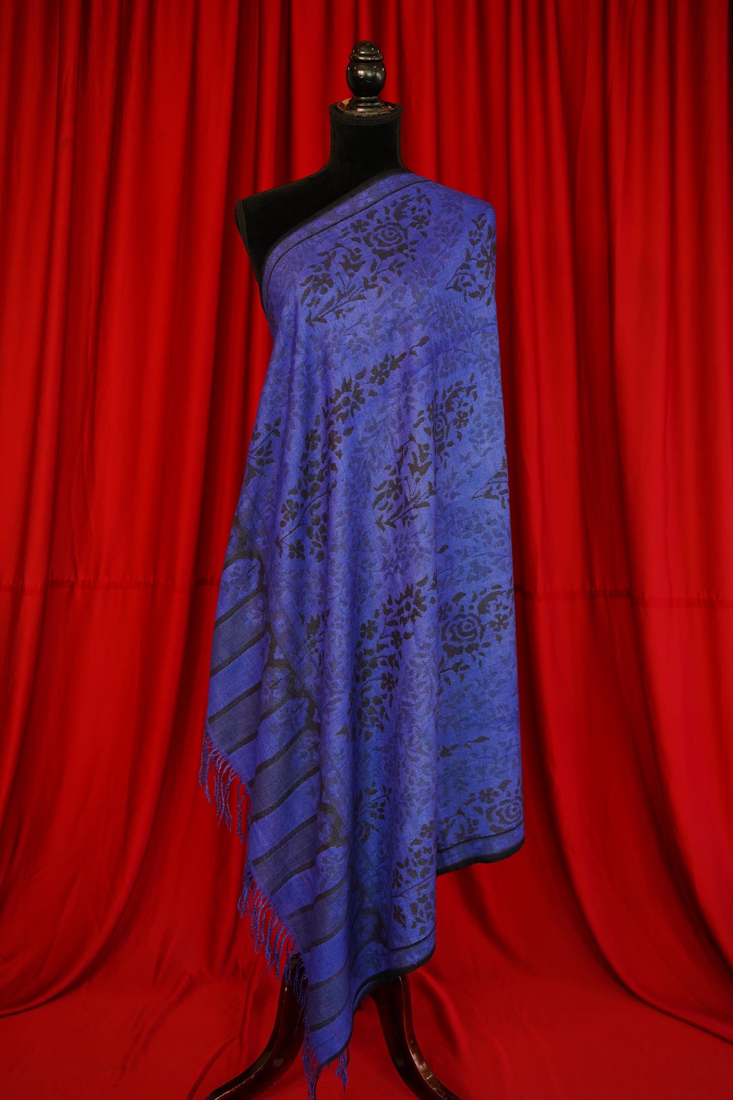 space blue GI kani jamma pashmina shawl 0127