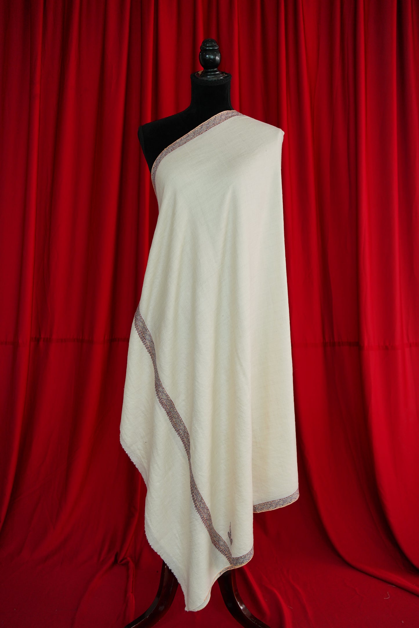 off-white GI embroidery pashmina shawl 0140