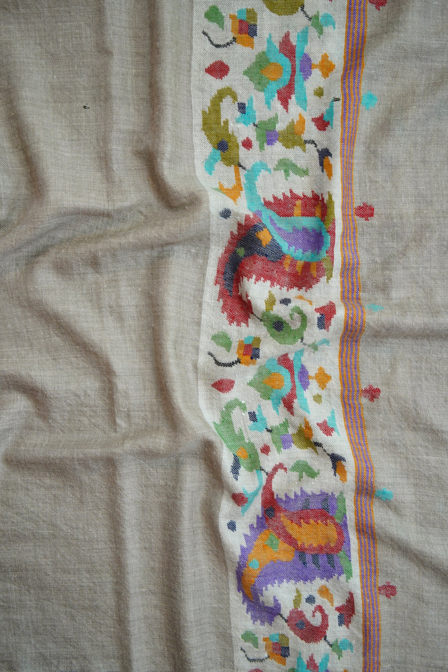 natural GI kani palla pashmina shawl 0142