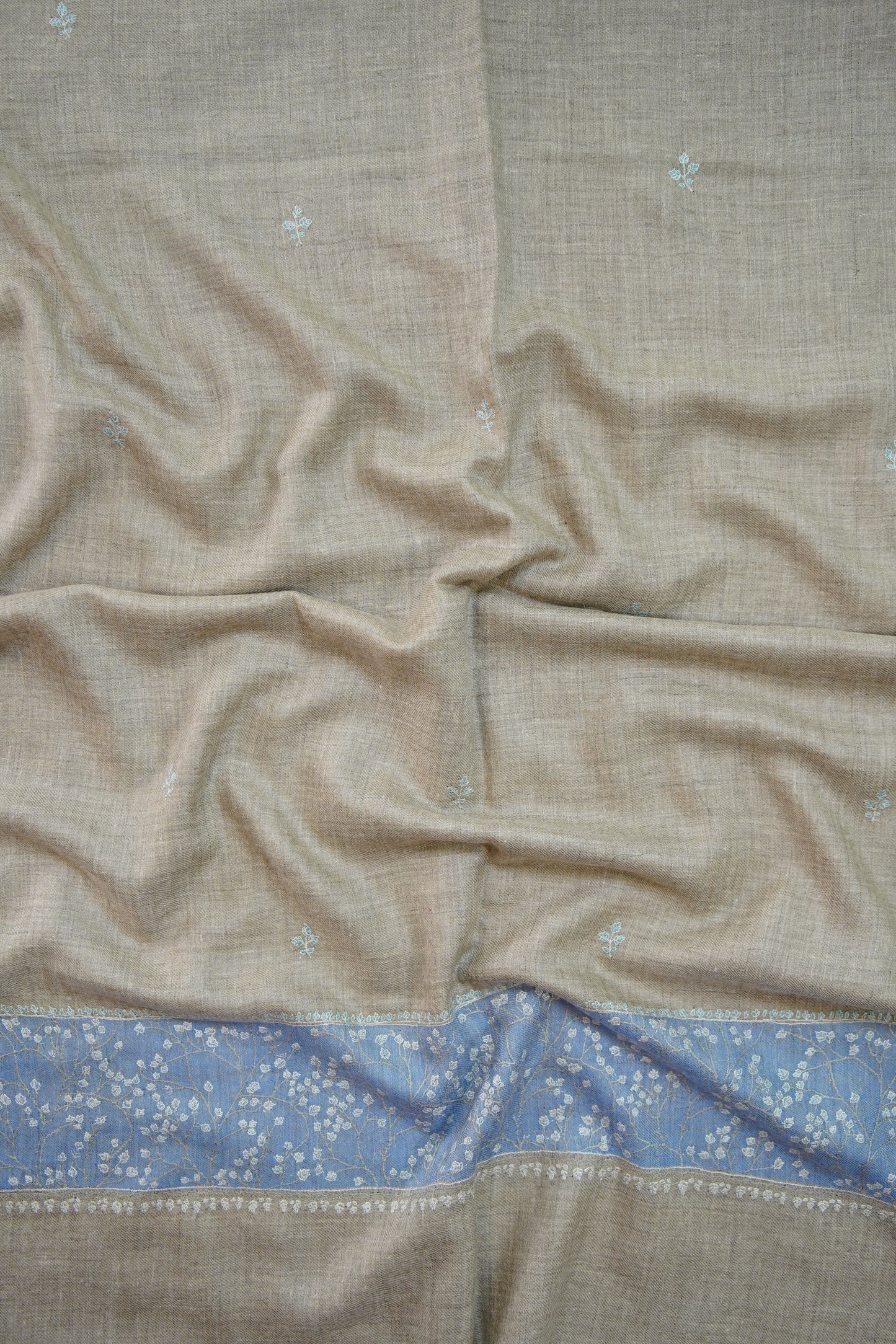 natural GI embroidery pashmina stole 0226