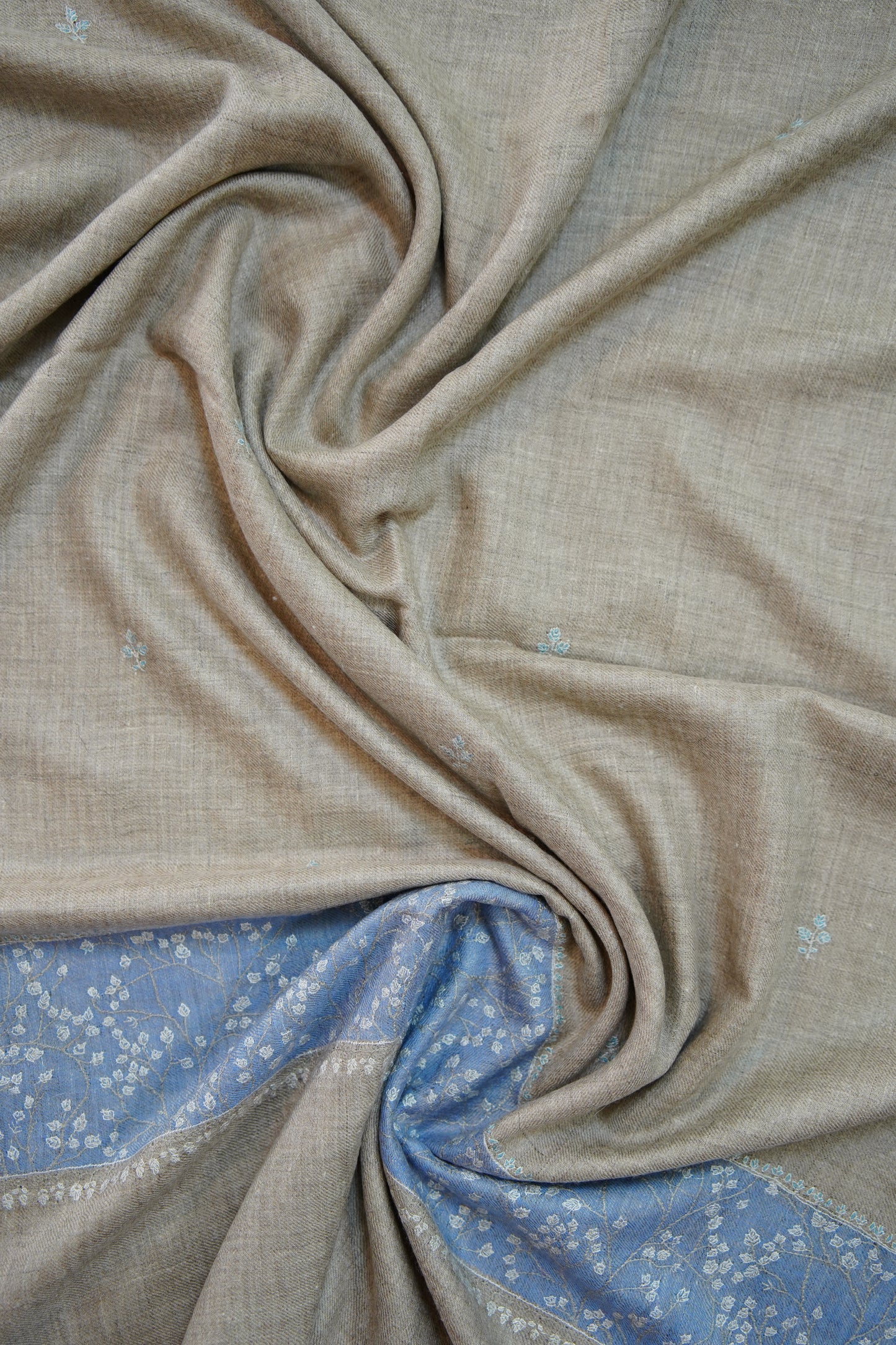 natural GI embroidery pashmina stole 0226