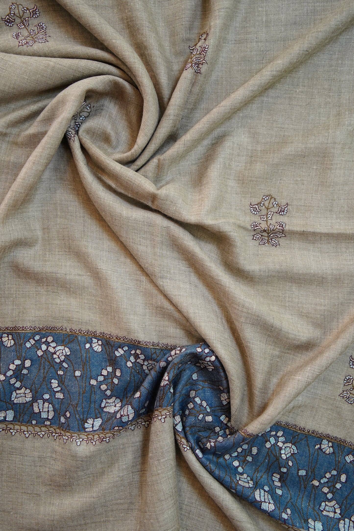 natural GI embroidery pashmina stole 0240