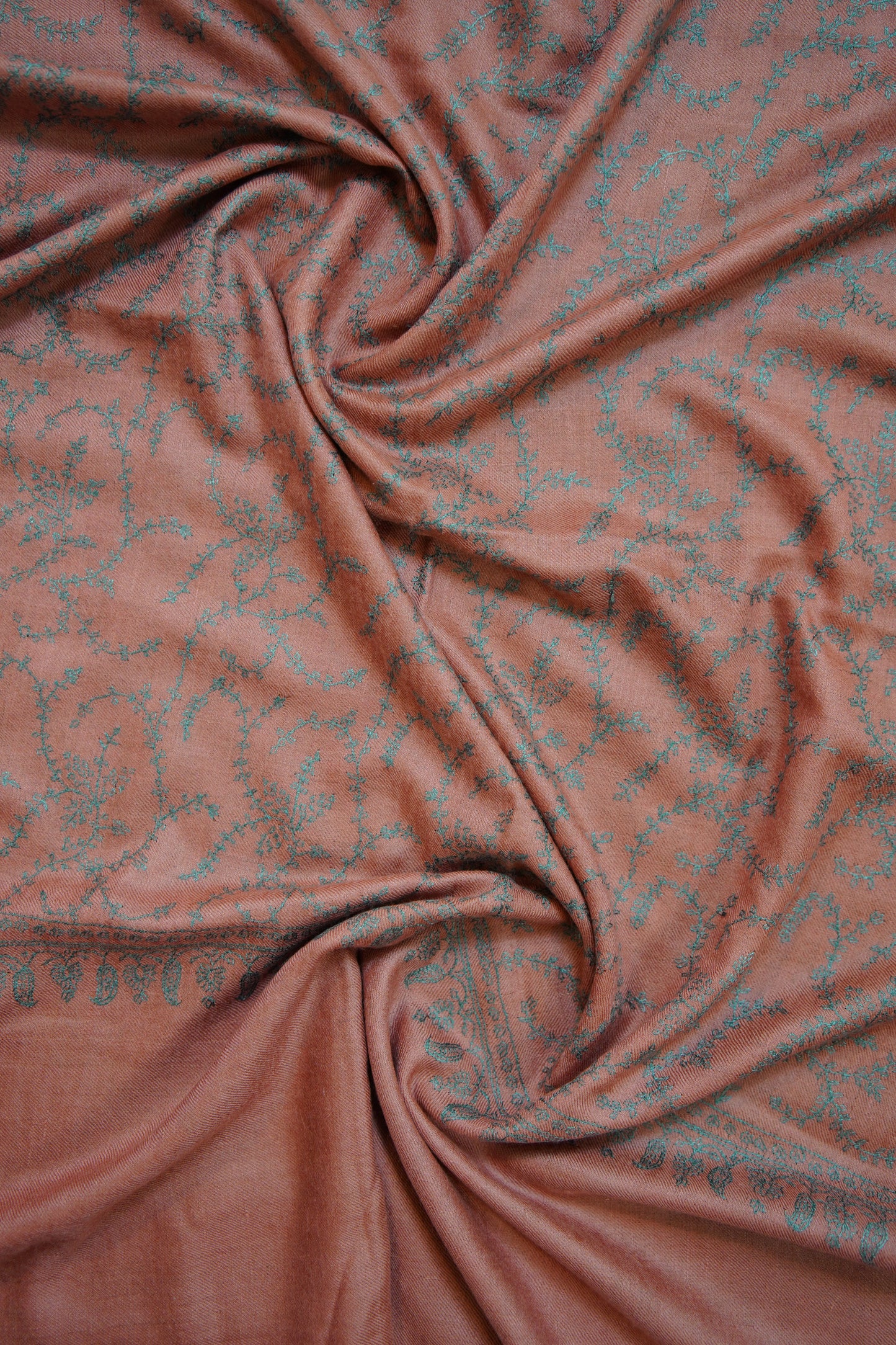 plaster GI jaali embroidery pashmina stole 0251