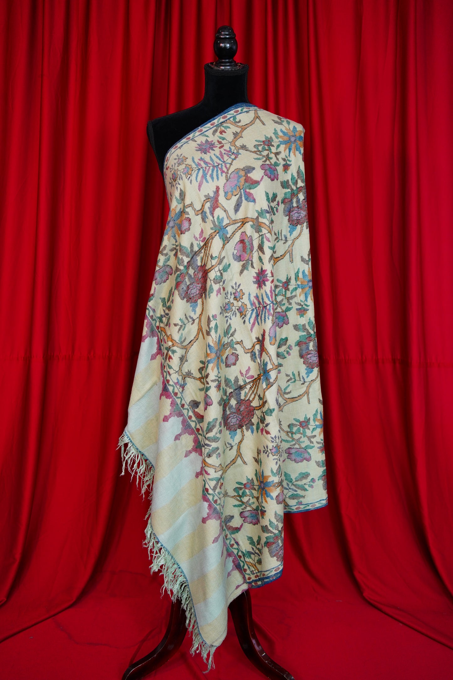 gulabdaar GI kani jamma pashmina shawl 0264