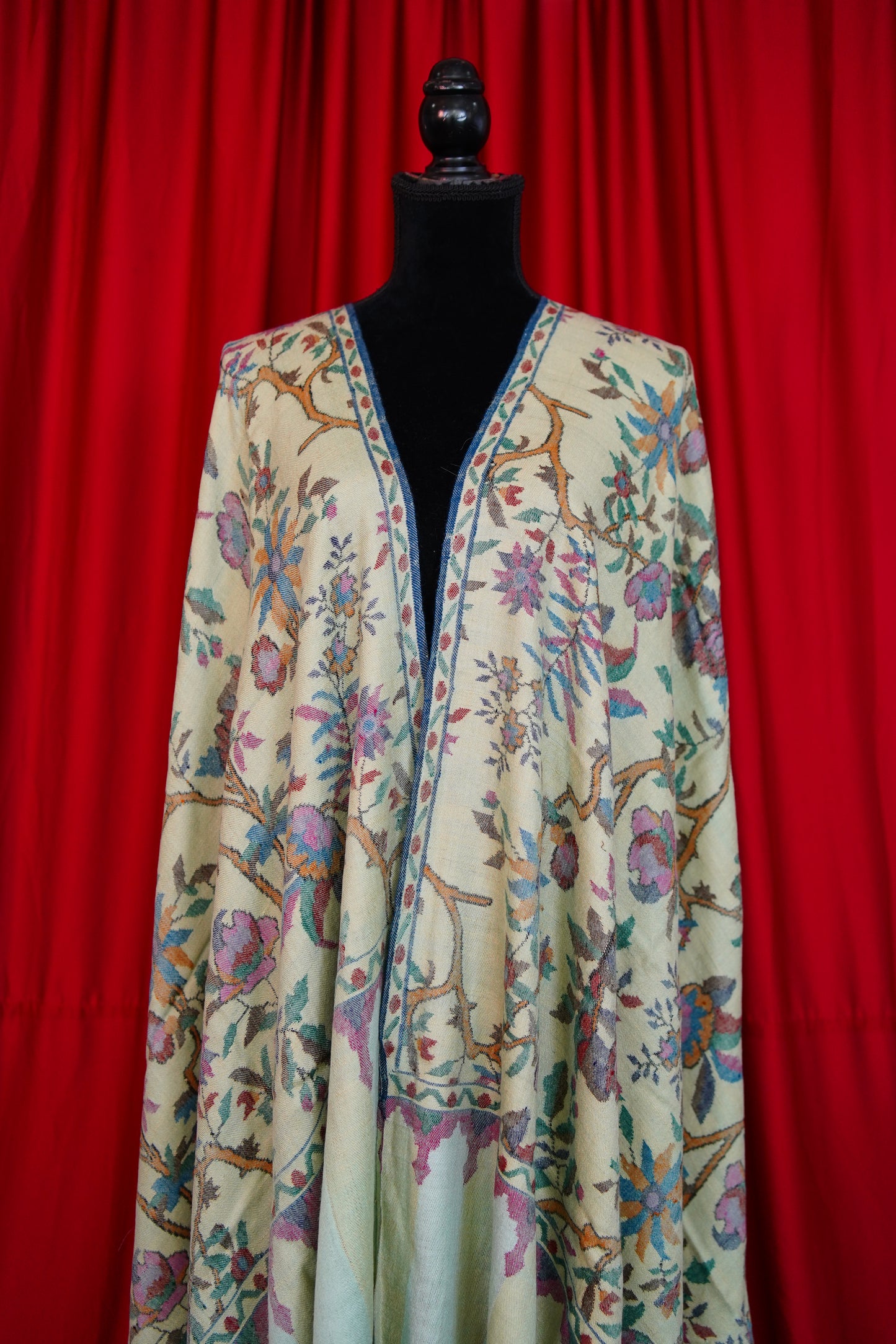 gulabdaar GI kani jamma pashmina shawl 0264