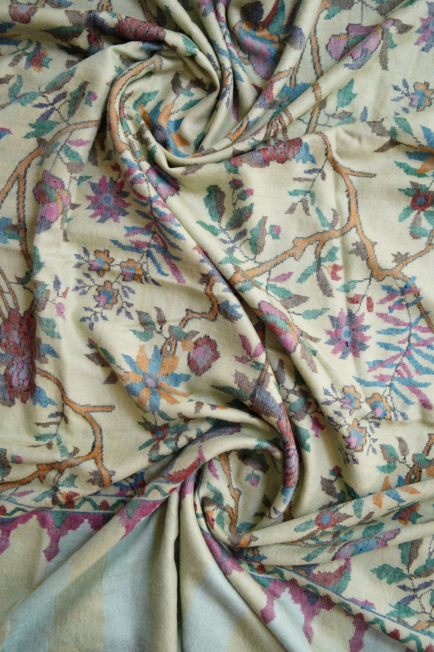 gulabdaar GI kani jamma pashmina shawl 0264