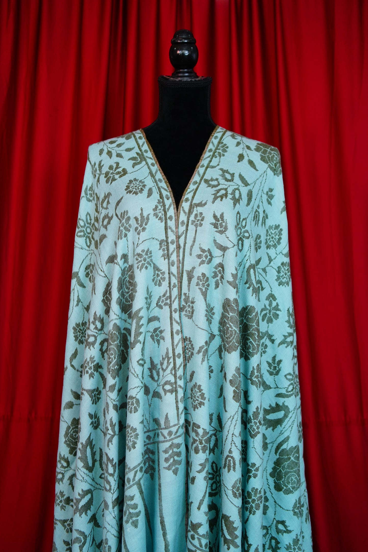 light maya blue GI kani jamma pashmina shawl 0265