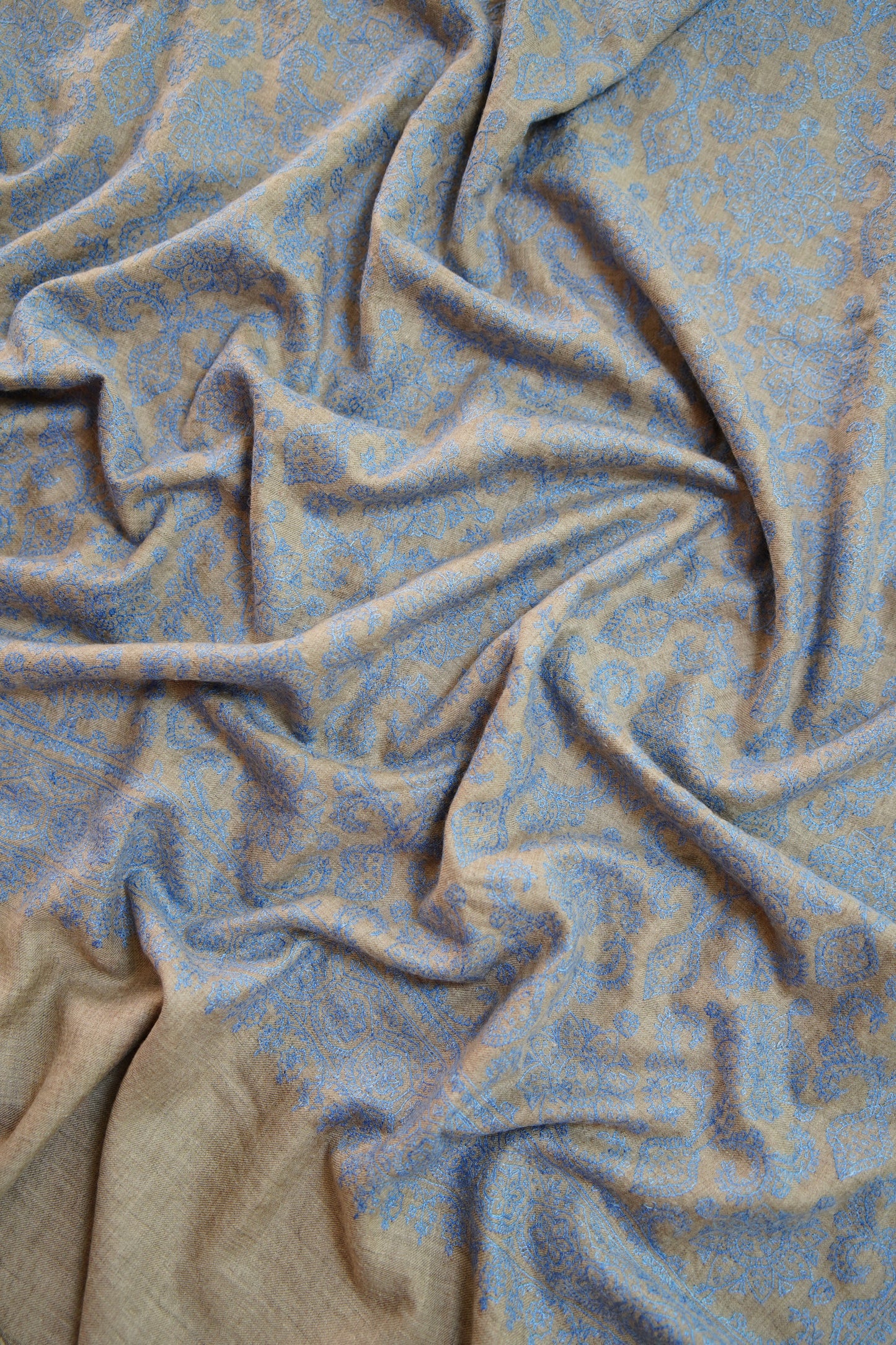 natural GI jaali embroidery pashmina shawl 0270