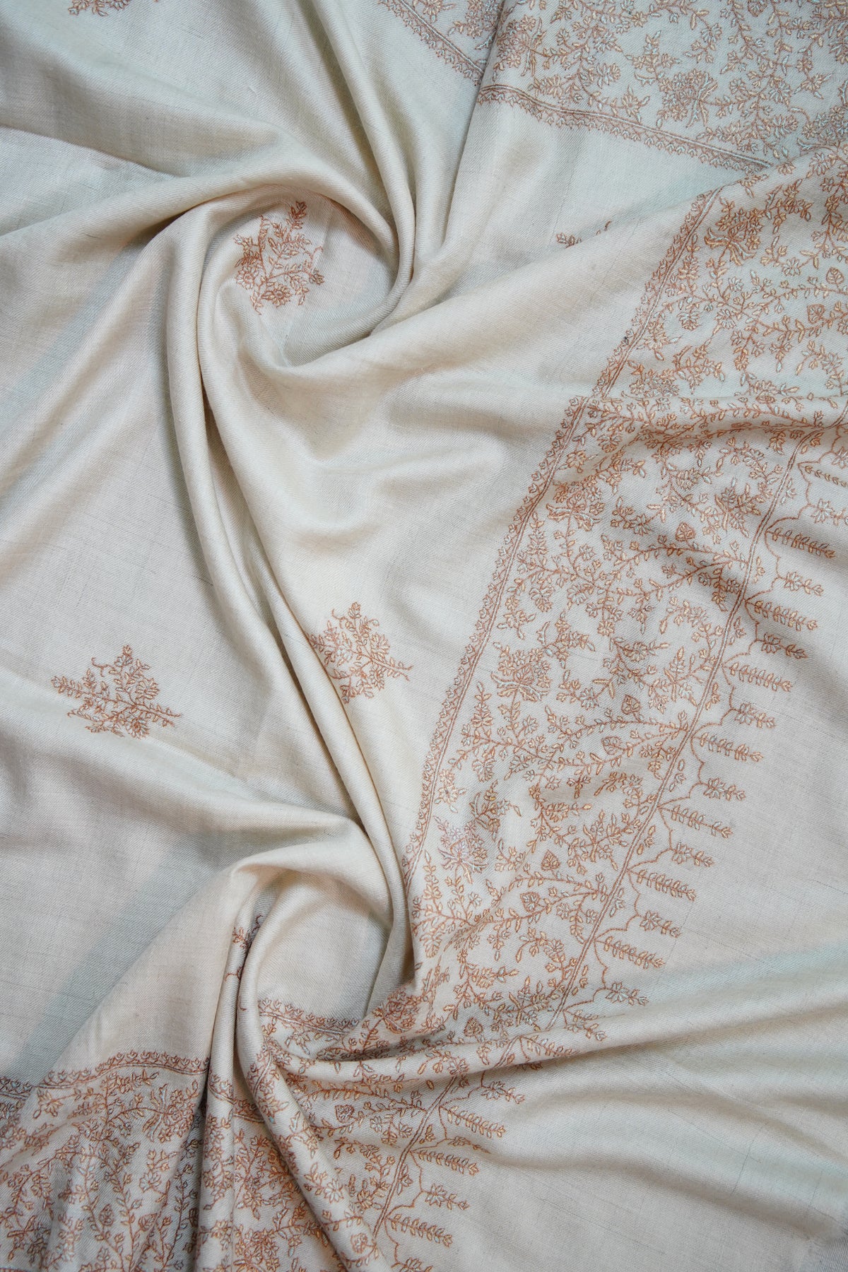 off-white GI butis embroidery pashmina shawl 0279