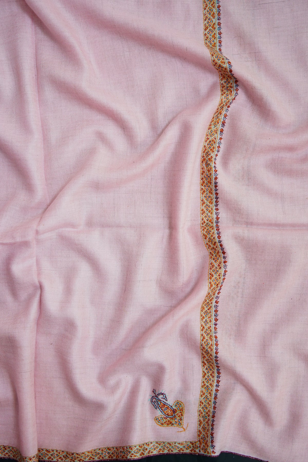 lemonade GI embroidery pashmina shawl 0328