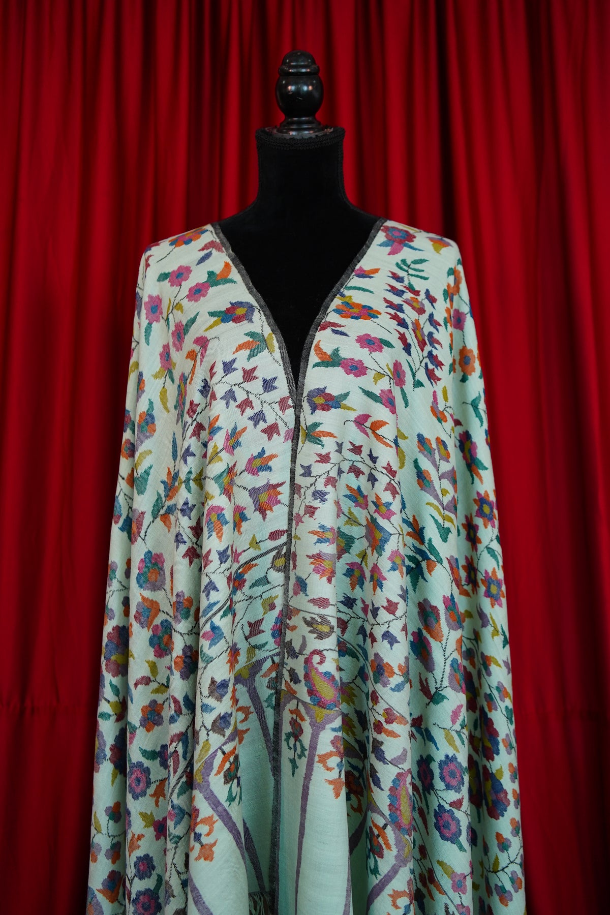 cruise teal GI kani jamma pashmina shawl 0338