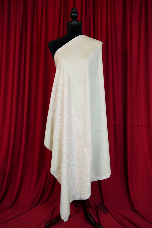 off-white GI embroidery pashmina shawl 0356