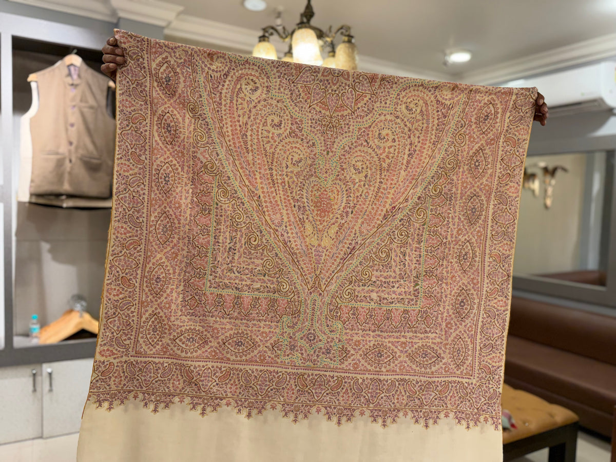 0279 pashmina Jamavaar shawl