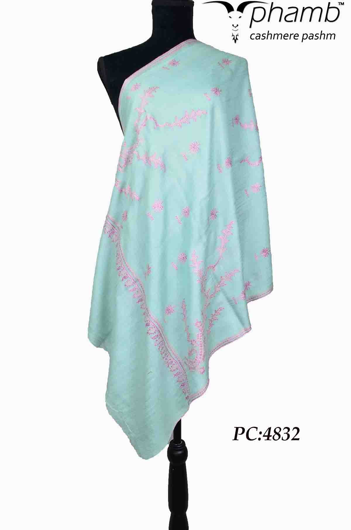 full embroidery stole - 4832