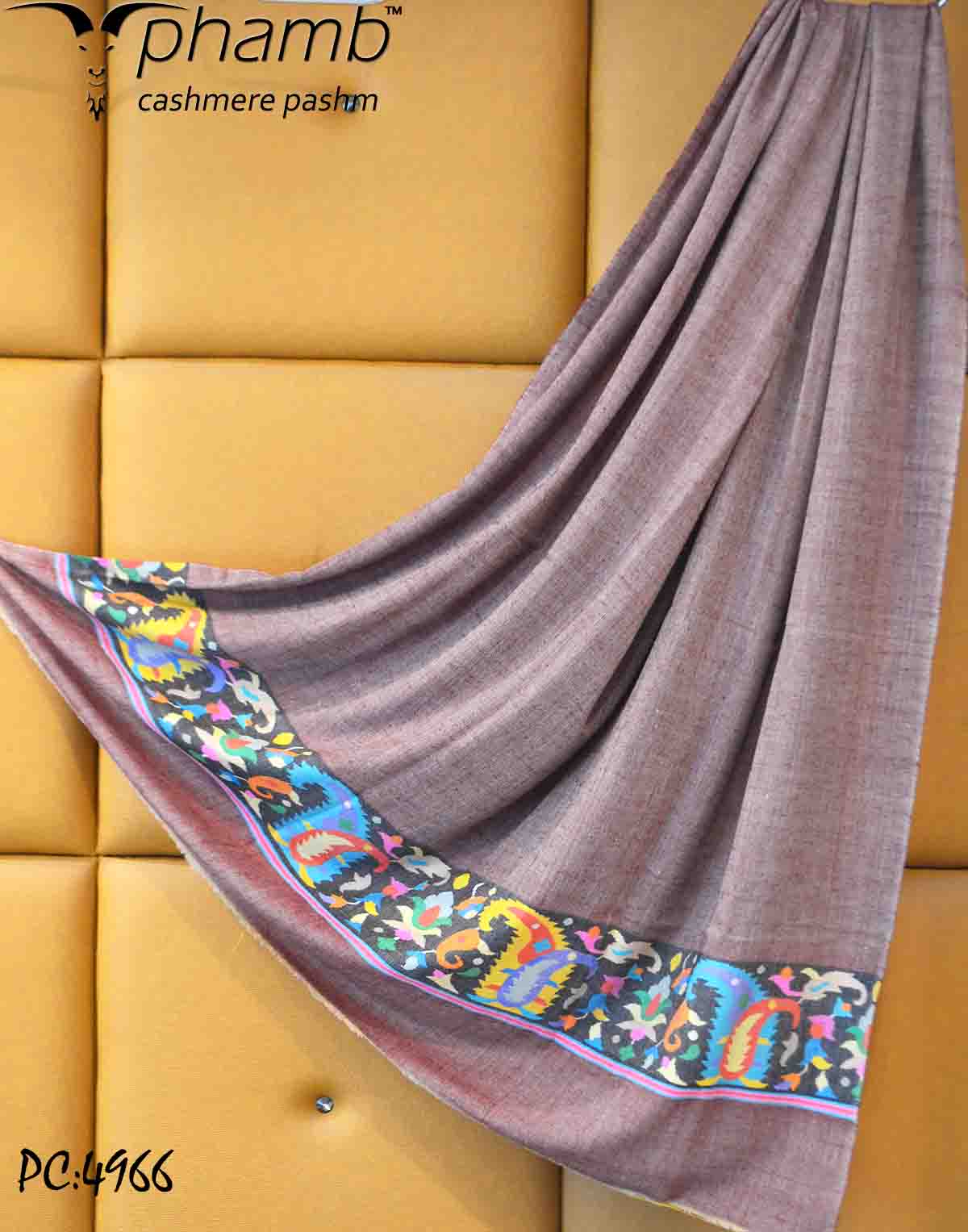kani border shawl - 4966