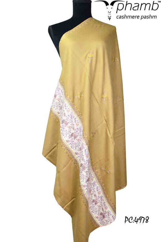 patchwork emb. shawl - 4978