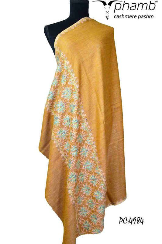 reversible emb. shawl - 4984